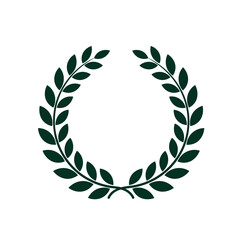 laurel wreath vector illustration