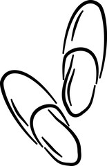 Slippers sketch for hotel amenity design cozy packaging minimalist branding bathroom graphics