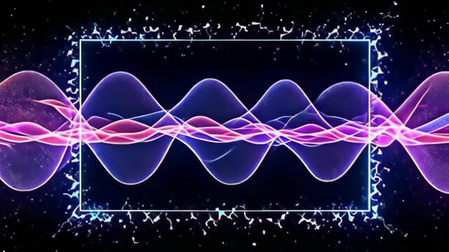 virtual distortion march shot throbbing indiana ripple shape intertwine with current of galvanic hues, rake done the frame's march with adenine waver loudness remindful of flash stars,