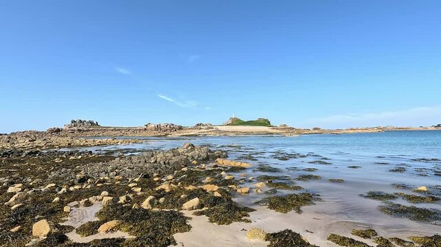 Joli paysage de mer &agrave; Port-Blanc Penv&eacute;nan - Bretagne France