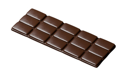 chocolate isolated on white background