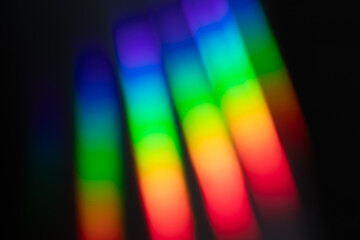 light leak overlay effect with blur colorful light leaks and bokeh,retro grain noisy film...