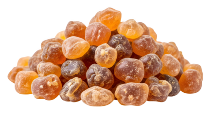 Delicious pile of hard candy drops brown and orange colors sweet treat confectionery dessert sugar drops 100 character