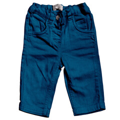 A modern Excellent Kid Jeans Mock Up In Adriatic Blue Color template, to form your work more faster.