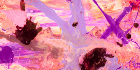 A Wallpaper Design with Artistic Texture, Pattern, and Gold Accents