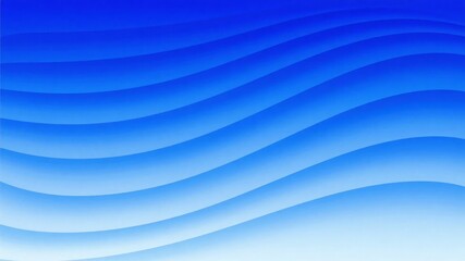 Gradient Blue Wavy Lines Background