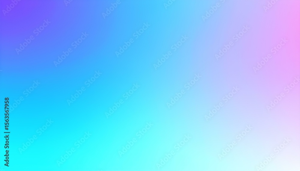 Aufkleber Abstract blurred color gradient of pastel blue, pink and purple with smooth textured background. Soft color gradient dark abstract background banner card poster wallpaper design website header.