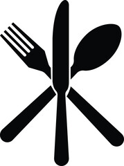 Tablespoon Table knife, Fork And Plate Dinner Set Vector Eatery symbol Kitchen utensil Tableware serving sign
