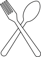 Tablespoon Table knife, Fork And Plate Dinner Set Vector Eatery symbol Kitchen utensil Tableware serving sign