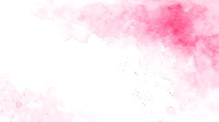Abstract watercolor wash in soft pink