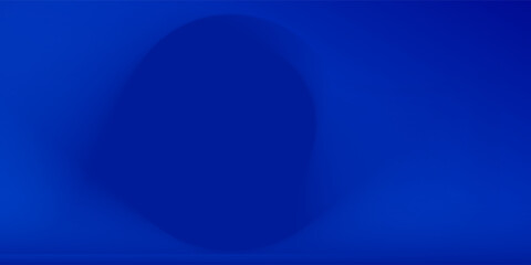 Abstract blue tech background with dynamic geometric shapes and smooth gradient