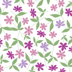 Fototapeta premium seamless pattern with flowers