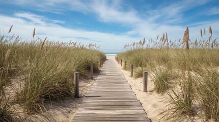 Fototapeta premium Nordsee Strand auf Langeoog