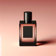 Minimalist Serum Bottle Display on Clean Background