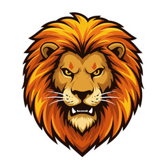 Lion head vector