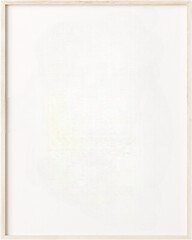 Empty photo frame isolated on transparent background