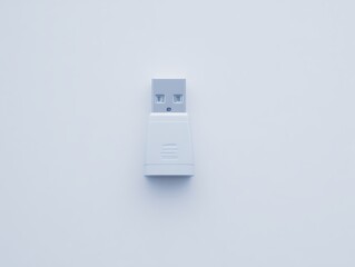 Light gray USB adapter