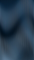 Obraz premium Pearlescent ribbed white glass texture. Frosted acrylic bath wall. Ribbed fluted door window closeup. 3d transparent ribbed glass wallpaper with refraction effect. Reeded glass wallpaper design.