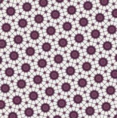 :
Intricate Islamic Geometric Pattern in Purple and Grey.
Seamless Moroccan Tile and Arabesque Design Background.
Elegant Ornamental Lattice Pattern for Luxury Decor.
