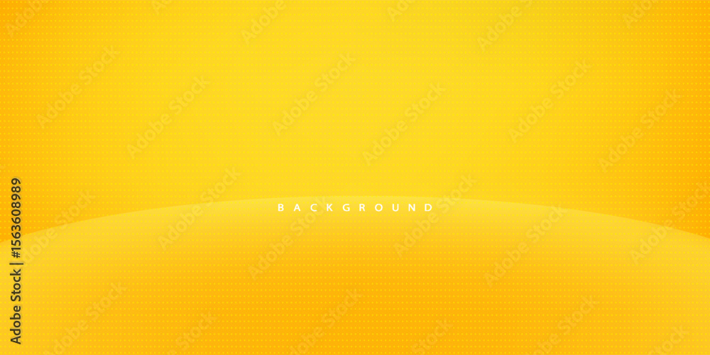 Poster yellow background abstract with gradient in empty room studio, yellow empty room studio gradient use
