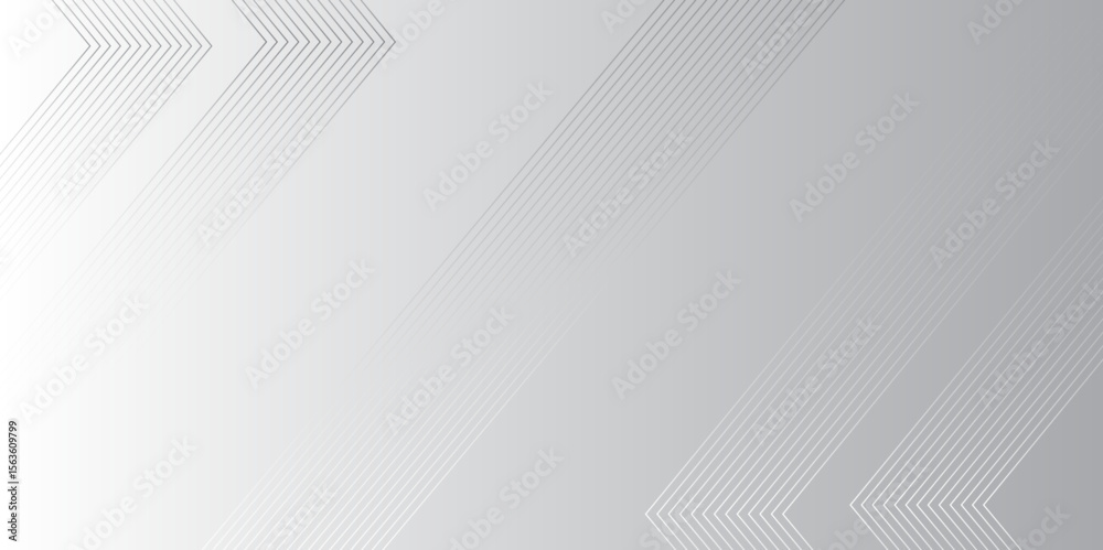 Poster Abstract arrow striped line direction geometric design. modern technology creative Trendy background. abstract grey gradient background design business banner pattern, template, Vector illustration.