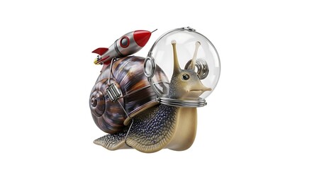 Snail Astronaut A Whimsical Journey into Space
