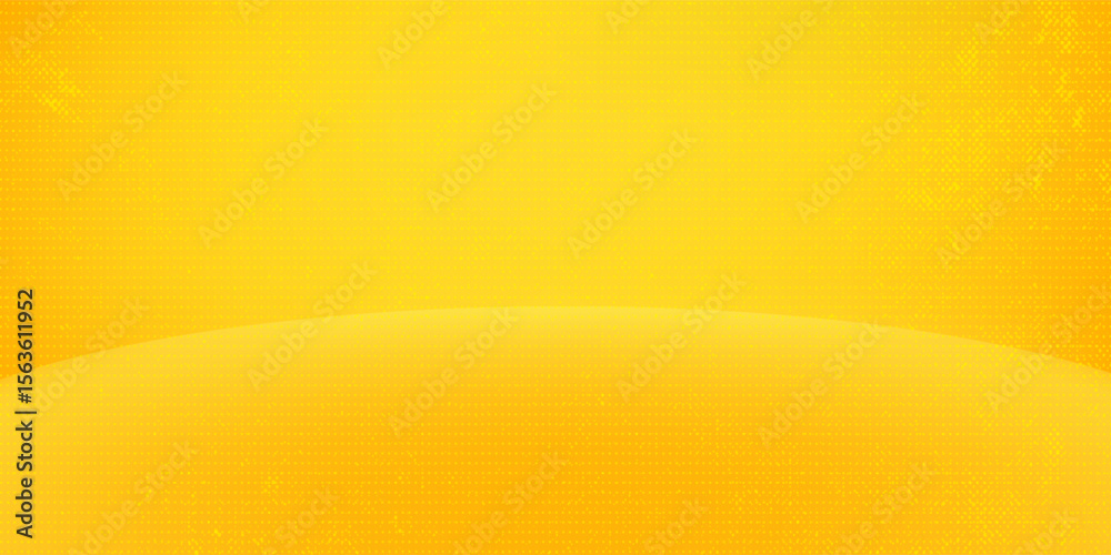 Poster yellow background abstract with gradient in empty room studio, yellow empty room studio gradient use