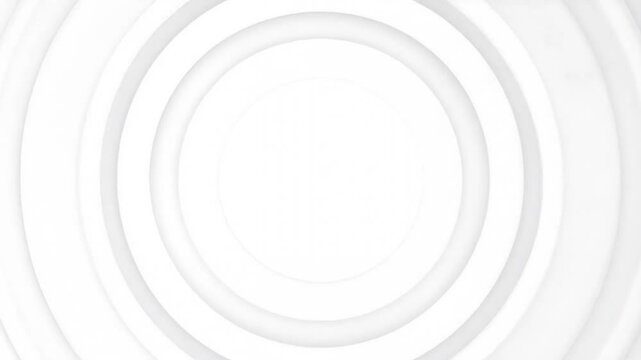 Abstract white concentric circles