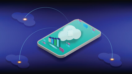 Mobile Cloud Data Transfer and Communication Analysis Concept