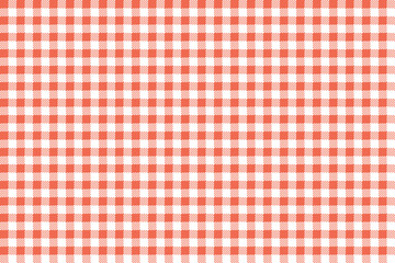Coral and white color plaid pattern background. plaid pattern background. Seamless pattern.