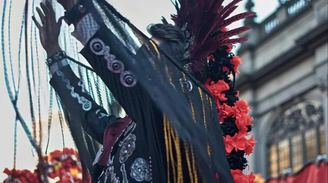 Man on the Day of the Dead holiday