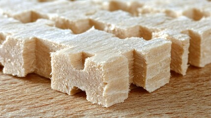 Wooden Puzzle Piece Blocks