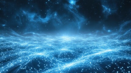 Abstract digital landscape