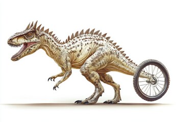 Obraz premium Sauroposeidon dinosaur reptile animal.