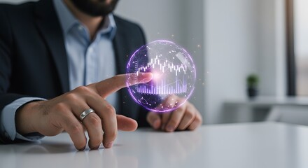 Business Technology, Financial Analysis and Investment Concept