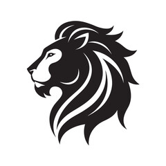 Sleeping Lion Curled Into Resting Pose