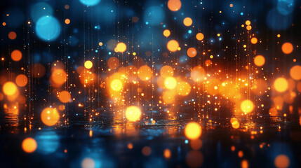 Elegant Valentine’s image with shadows and hearts