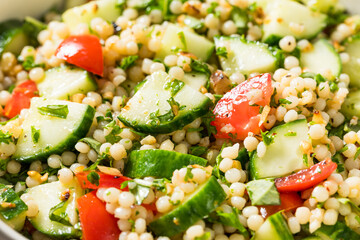 Healthy Homemade Mediterranean Couscous Salad