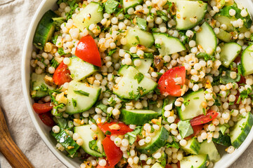 Healthy Homemade Mediterranean Couscous Salad