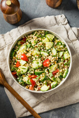 Healthy Homemade Mediterranean Couscous Salad