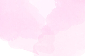 淡いピンクの水彩風テクスチャ背景イラスト


