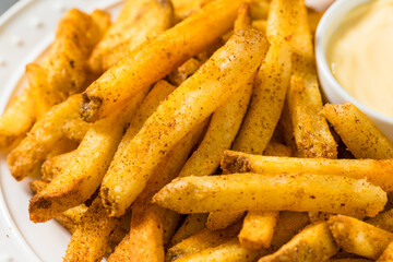 Spicy Homemade Asian French Fries