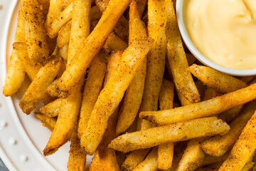 Spicy Homemade Asian French Fries