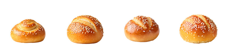 Golden Sesame Seed Buns: Freshly Baked Rolls - Perfect for Burgers & Sandwiches