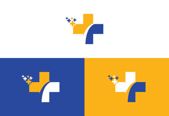 Fototapeta premium Medical and Healthcare Center logo design, Modern Health design, Vector illustration