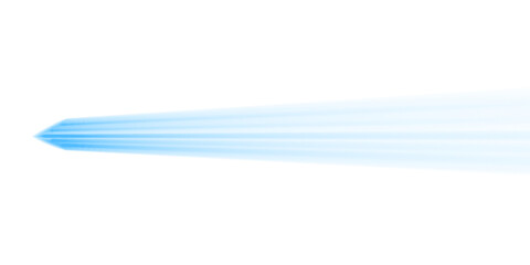 Blue neon light effect, speed of light, fast moving light, blue lines of the future