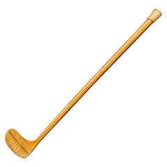 Classic Wooden Golf Club Isolated on White Background for Sport Promotions, isolated on transparent background.