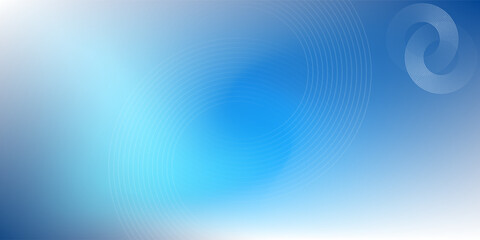 Gradient abstract background with circular line patterns. Vector illustration.