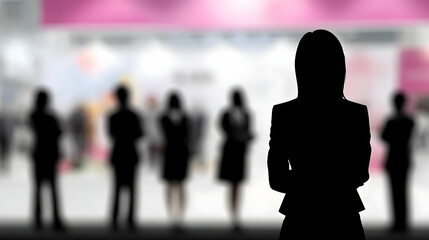 confidently in spotlight at leadership conference