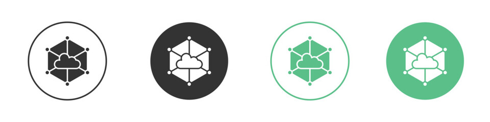 edge computing icon modern, simple, vector, icon for website design, mobile app